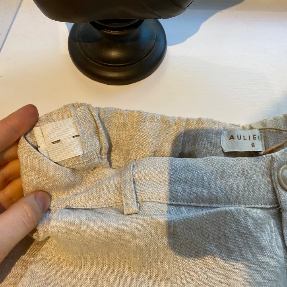 NWT Aulieude linen shorts (oat) - Picture 5 of 6
